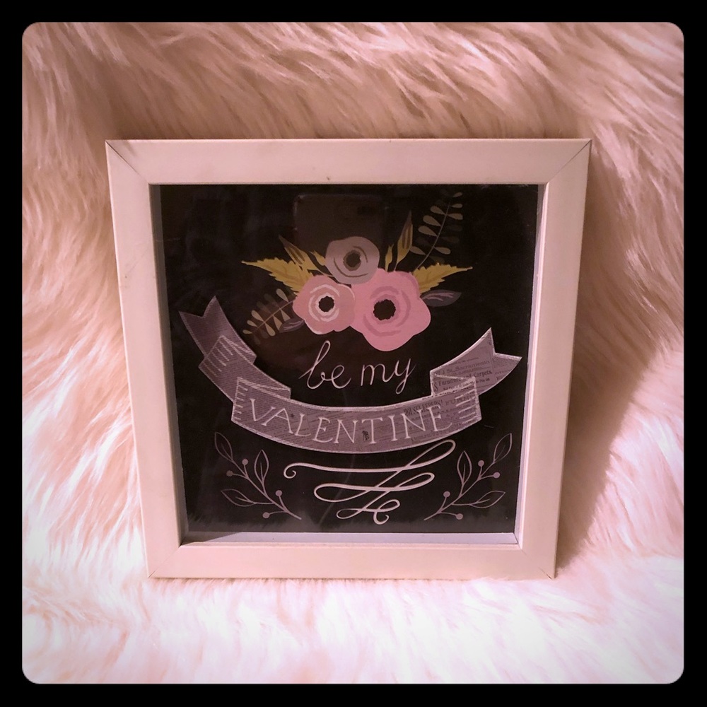 BE MY VALENTINE wall plaque